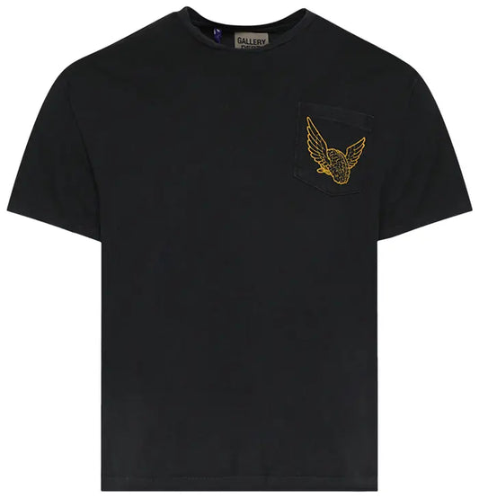 Gallery Dept. Flying Brain Pocket Tee 'Vintage Black'